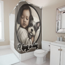 1日の抱擁 シャワーカーテン