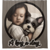 1日の抱擁 シャワーカーテン (正面)