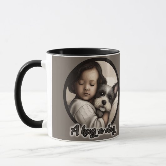 1日の抱擁 マグカップ (左)