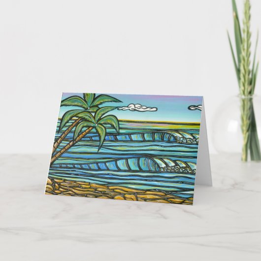 1日の挨拶状 カード (正面)