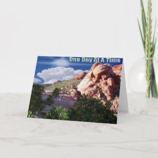 1日の時間のグリーティングカード カード