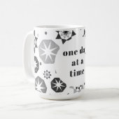 1日の時間のマグカップ コーヒーマグカップ (正面左)