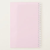 1日の時間フローラフレーム引用文 プランナー手帳 (裏面)