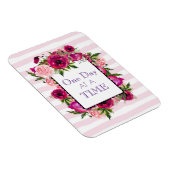 1日の時間フローラフレーム引用文 マグネット (右側)