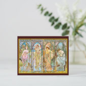 1日の時間, アルフォンス・ミュシャ ポストカード (スタンド正面)