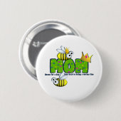 1日の母の女王 缶バッジ (正面&裏面)