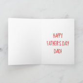 1日の王 |ユニオンジャッククラウン |父の日 カード (内部)