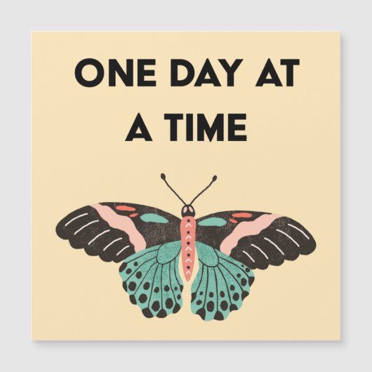 1日の磁気カード (正面)