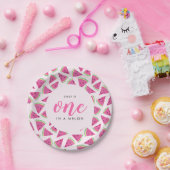 1日の誕生日にメロンを1つ ペーパープレート (パーティー)