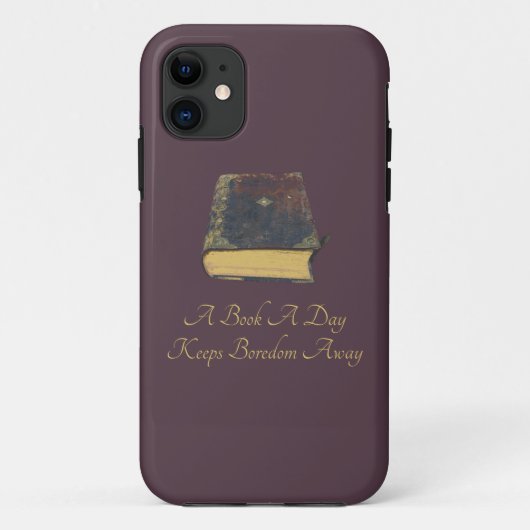 1日の退屈保な本遠くに Case-Mate iPhoneケース (裏面)