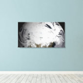 1日の雲のシミュレーシ独身のョン2 キャンバスプリント (インサイチュ (ウッドフロア))