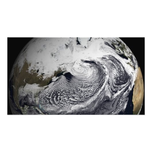 1日の雲のシミュレーシ独身のョン2 フォトプリント            (正面)