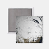 1日の雲のシミュレーシ独身のョン2 マグネット (正面/裏面)