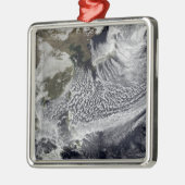 1日の雲のシミュレーシ独身のョン4 メタルオーナメント (左)