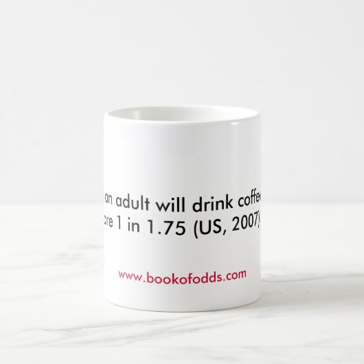 1日の飲み物のコーヒー コーヒーマグカップ (中央)