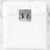 1日の4羽のアヒルが害から抜け出した スクエアシール (バッグ)