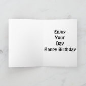 (1日の)楽しむ誕生日自転車 カード (内部)