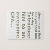 1日または素晴らしいCPAのための魚 ジグソーパズル (横)