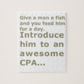 1日または素晴らしいCPAのための魚 ジグソーパズル (縦)