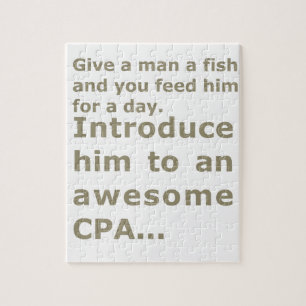 1日または素晴らしいCPAのための魚 ジグソーパズル