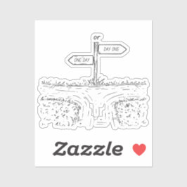 1日または1日 – ステッやる気を起こさせるカー シール