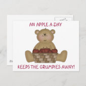 1日りんご保の不満遠くに! ポストカード (正面/裏面)