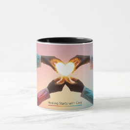 1日を一口飲んで癒す マグカップ