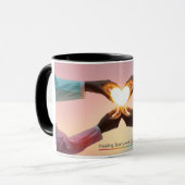 1日を一口飲んで癒す マグカップ (正面左)