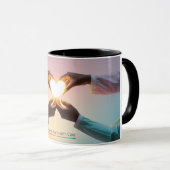 1日を一口飲んで癒す マグカップ (正面右)