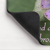 1日を取っている紫色の蝶は一度に…救済します マウスパッド (コーナー)