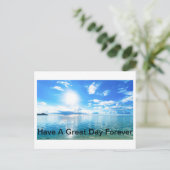 1日を素晴らし過ごす ポストカード (スタンド正面)