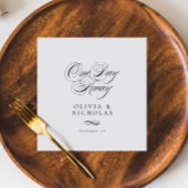 1日エレガントのリハ結婚ーサルディナー スタンダードランチョンナプキン