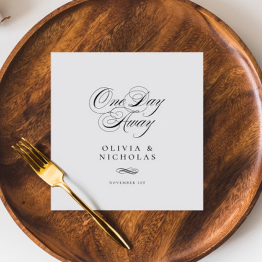 1日エレガントのリハ結婚ーサルディナー スタンダードランチョンナプキン