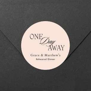 1日エレガントリハーサル遠くにディナー赤面ピンク ラウンドシール