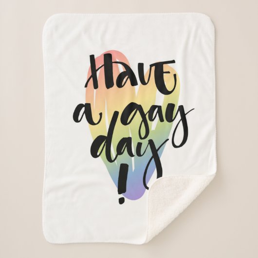 1日ゲイする シェルパブランケット (正面)