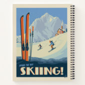 1日スキーヴィンテージ ノートブック (裏面)