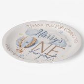 1日パーソナライズされた生パーティープレート ペーパープレート (アングル)