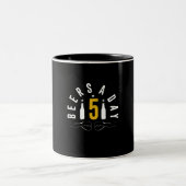 1日ビール ツートーンマグカップ (中央)