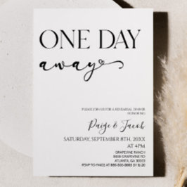 1日ミニマ遠くにリストのリハ結婚ーサルディナー 招待状