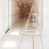 1日リハーサル遠くにディナースクリプト歓迎サイン アクリルサイン