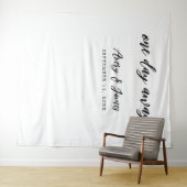 1日リハーサル遠くにディナーフォトブース背景 タペストリー (インサイチュ(横))