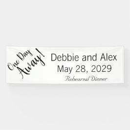 1日リハーサル遠くにディンバナーパーソナライズされた 横断幕