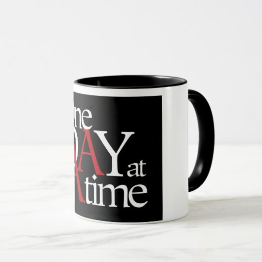 1日一度に マグカップ (正面右)