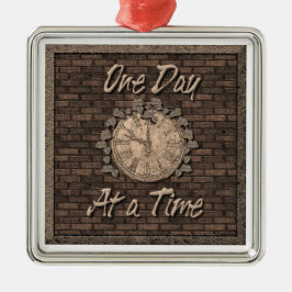 1日一度に メタルオーナメント