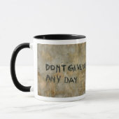 1日与えも起きない – Mug マグカップ (左)
