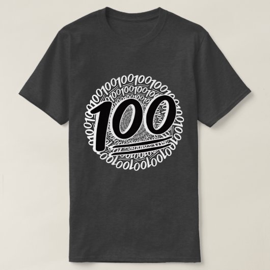 1日保中100だ Tシャツ (デザイン正面)