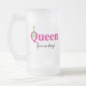 1日女王 フロストグラスビールジョッキ (左)