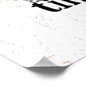 1日感動的1回の引用文動揺して ポスター (角)