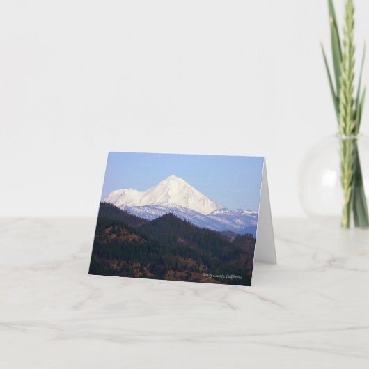 1日澄んはシャスタ山……... カード (正面)