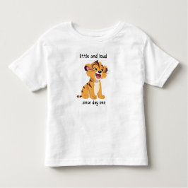 1日目からほとんど大声で トドラーTシャツ